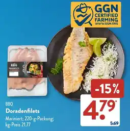 Aldi Süd BBQ Doradenfilets Angebot