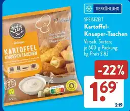 Aldi Süd SpeiseZEIT Kartoffel-Knusper-Taschen Angebot
