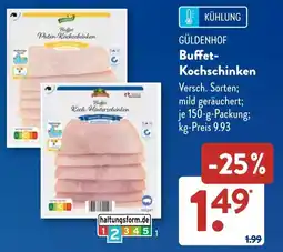 Aldi Süd GÜLDENHOF Buffet-Kochschinken Angebot