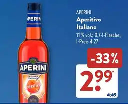 Aldi Süd APERINI Aperitivo Italiano Angebot