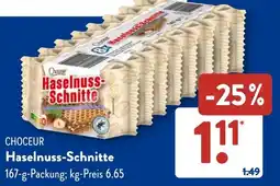 Aldi Süd CHOCEUR Haselnuss-Schnitte Angebot