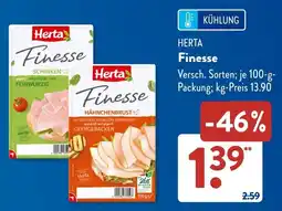 Aldi Süd Herta Finesse Angebot