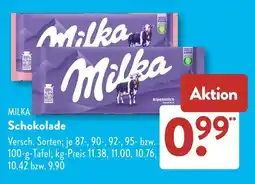 Aldi Süd Milka Schokolade Angebot