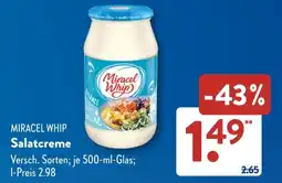 Aldi Süd Miracel Whip Salatcreme Angebot