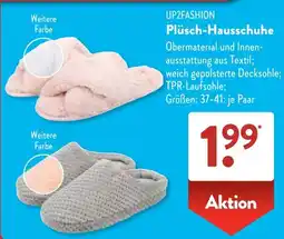 Aldi Süd UP2FASHION Plüsch-Hausschuhe Angebot