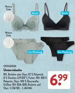 Aldi Süd UP2FASHION Unterwäsche Angebot