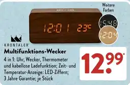 Aldi Süd KRONATALER Multifunktions-Wecker Angebot