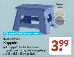 Aldi Süd HOME CREATION Klapptritt Angebot