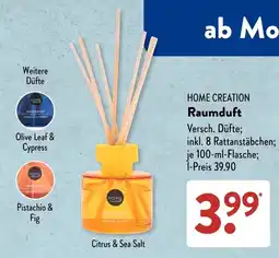 Aldi Süd HOME CREATION Raumduft Angebot