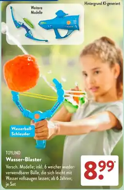Aldi Süd TOYLIINO Wasser-Blaster Angebot