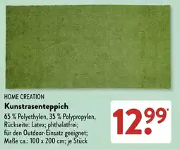 Aldi Süd HOME CREATION Kunstrasenteppich Angebot