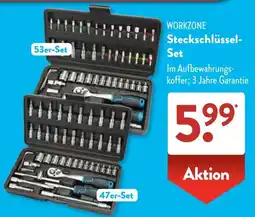 Aldi Süd WORKZONE Steckschlüssel-Set Angebot