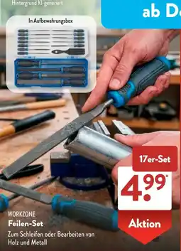 Aldi Süd WORKZONE Feilen-Set Angebot