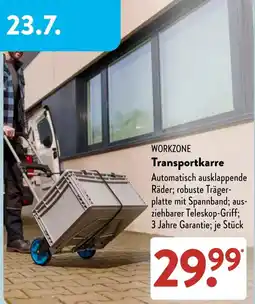 Aldi Süd WORKZONE Transportkarre Angebot
