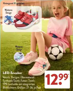 Aldi Süd LED-Sneaker Angebot