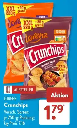 Aldi Süd Lorenz Crunchips Angebot