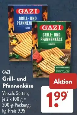 Aldi Süd GAZI Grill- und Pfannenkäse Angebot