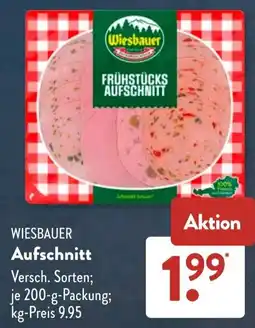 Aldi Süd WIESBAUER Aufschnitt Angebot