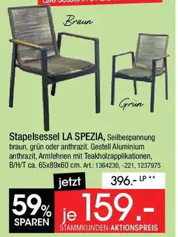 Zurbrüggen Stapelsessel LA SPEZIA Angebot