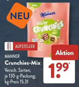 Aldi Süd MANNER Crunchies-Mix Angebot