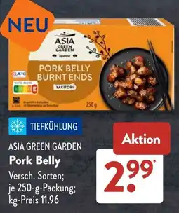 Aldi Süd ASIA GREEN GARDEN Pork Belly Angebot