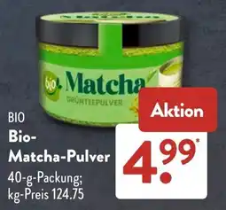 Aldi Süd Bio-Matcha-Pulver Angebot