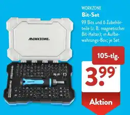 Aldi Süd WORKZONE Bit-Set Angebot