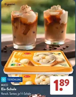 Aldi Süd MUCCI Eis-Schale Angebot
