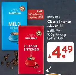 Aldi Süd BARISSIMO Classic Intenso Angebot