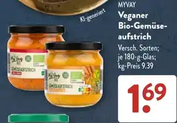 Aldi Süd MYVAY Veganer Bio-Gemüseaufstrich Angebot