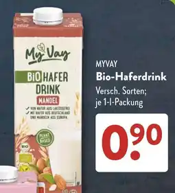 Aldi Süd MYVAY Bio-Haferdrink Angebot