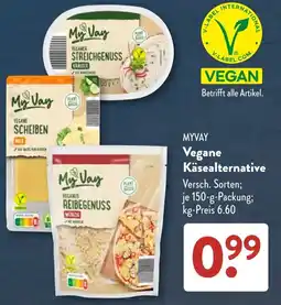 Aldi Süd MYVAY Vegane Käsealternative Angebot