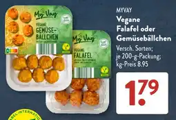 Aldi Süd MyVay Vegane Falafel oder Gemüsebällchen Angebot