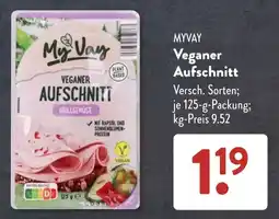 Aldi Süd MyVay Veganer Aufschnitt Angebot
