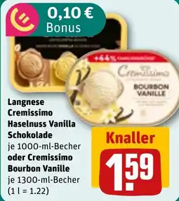 REWE Langnese Cremissimo Bourbon Vanille Angebot