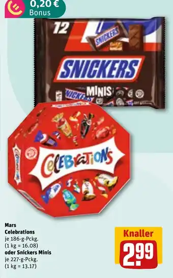 REWE Mars Celebrations Angebot