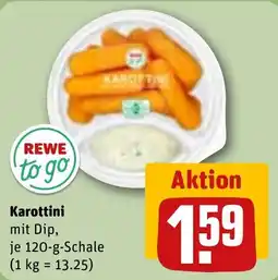 REWE Karottini mit Dip Angebot