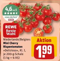 REWE Mini Cherry Rispentomaten »Delizioso« Angebot