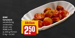 REWE REWE Currywurst Angebot