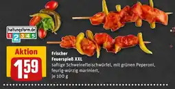 REWE Frischer Feuerspieß XXL Angebot