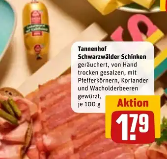 REWE Tannenhof Schwarzwälder Schinken Angebot