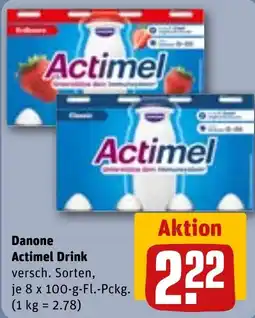 REWE Danone Actimel Drink Angebot