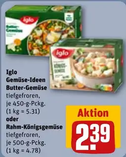 REWE Iglo Gemüse-Ideen Butter-Gemüse Angebot