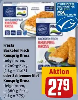 REWE Frosta Backofen Fisch Knusprig Kross Angebot
