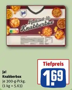 REWE ja! Knabberbox Angebot