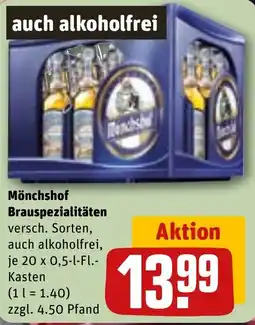 REWE Mönchshof Brauspezialitäten Angebot