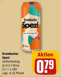 REWE Krombacher Spezi Angebot