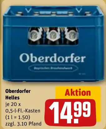 REWE Oberdorfer Helles Angebot