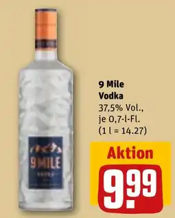 REWE 9 Mile Vodka Angebot