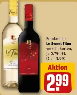 REWE Le Sweet Filou Angebot
